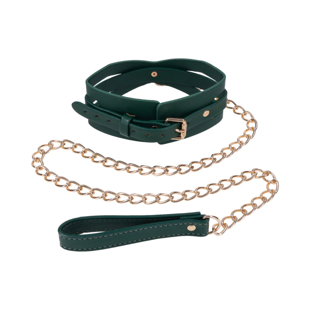 Sportsheets Sex & Mischief Indica Cutout Collar and Leash