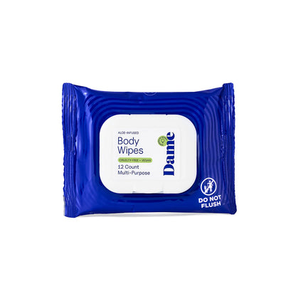 Dame Body Wipes 12ct Aloe & Cucumber