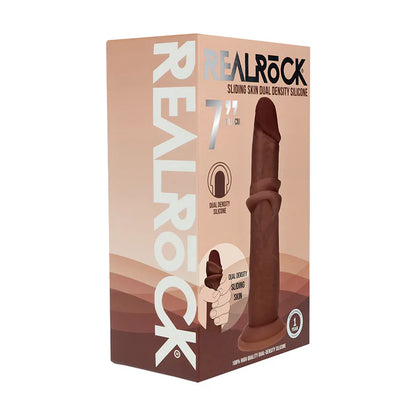 Realrock Sliding Skin Dual Density Silicone Dildo