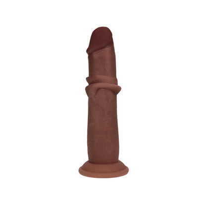 Realrock Sliding Skin Dual Density Silicone Dildo