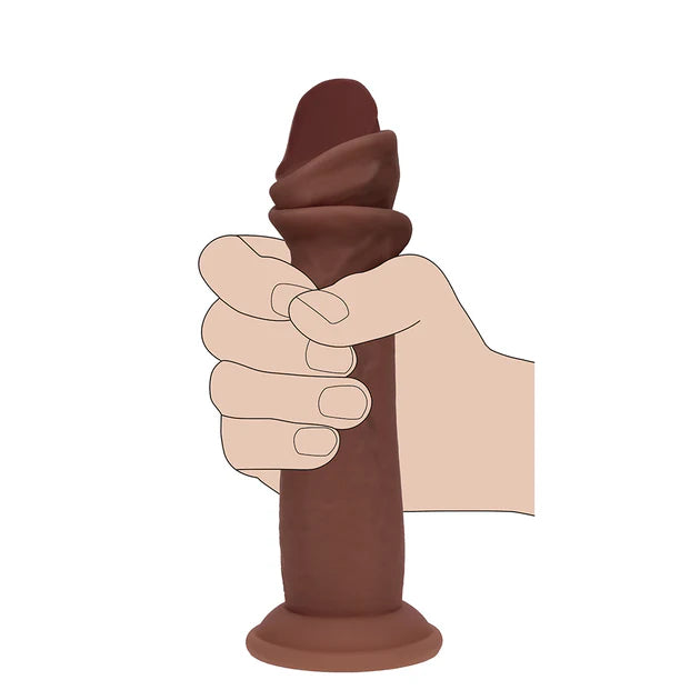 Realrock Sliding Skin Dual Density Silicone Dildo
