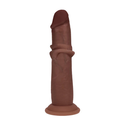 Realrock Sliding Skin Dual Density Silicone Dildo