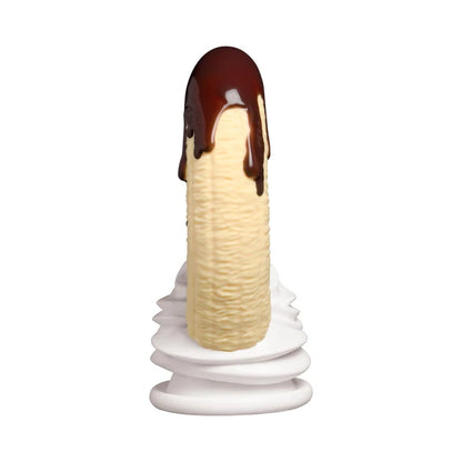 Simply Sweet Chocolate Dipped Banana Split Premium Silicone Dildo