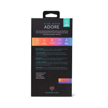 Nu Sensuelle Adore XLR8 Wand with Heat