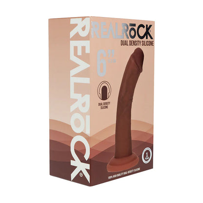 Realrock Dual Density Silicone Realistic Curved Dildo