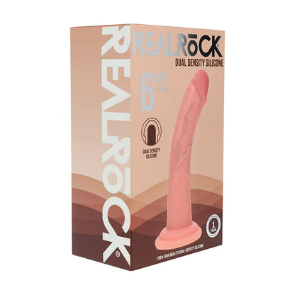 Realrock Dual Density Silicone Realistic Curved Dildo