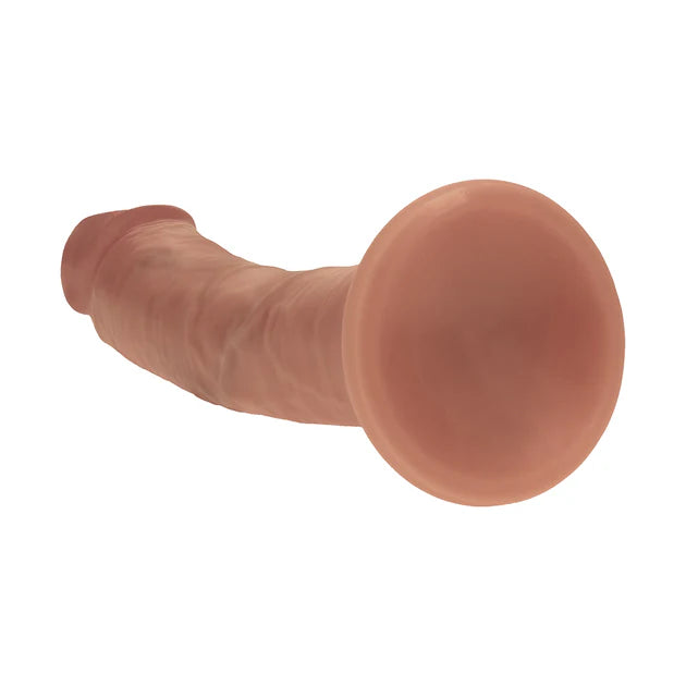 Realrock Dual Density Silicone Realistic Curved Dildo