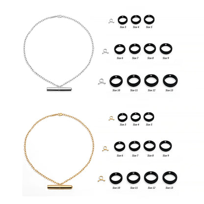 Crave Tease Collection (Necklace + Ring)