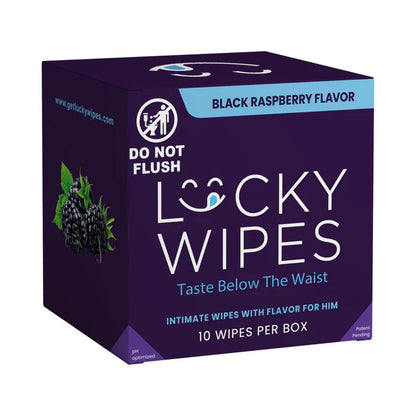 Sweetums Lucky Flavored Wipes 10-Pack - For Men
