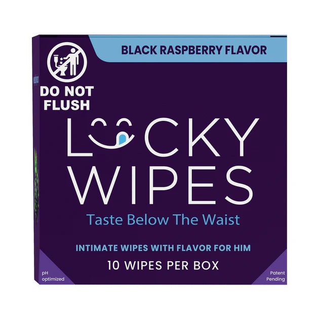 Sweetums Lucky Flavored Wipes 10-Pack - For Men