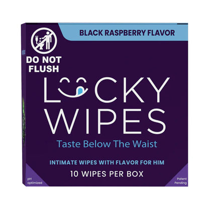 Sweetums Lucky Flavored Wipes 10-Pack - For Men