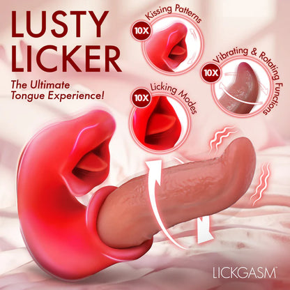 Lickgasm Lusty Licker Kissing and Licking Tongue Vibrator