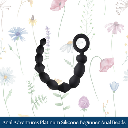 Anal Adventures Platinum Silicone Beginner Anal Beads