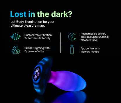 Illumination LED Anal Plug