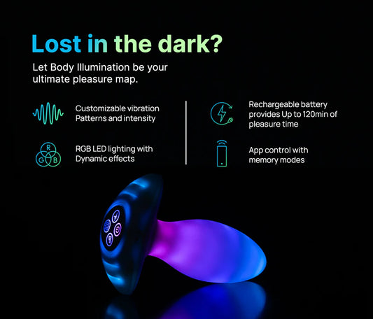 Illumination LED Anal Plug