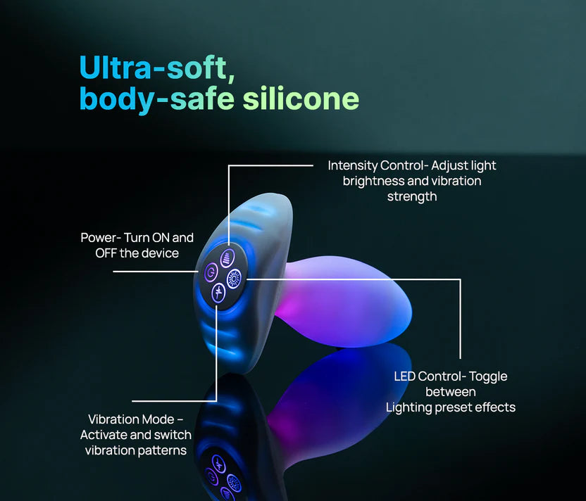 Illumination LED Anal Plug