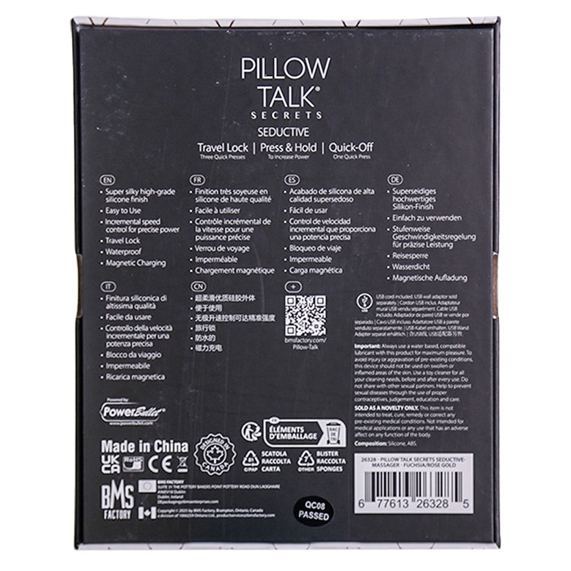 Pillow Talk Secrets Seductive