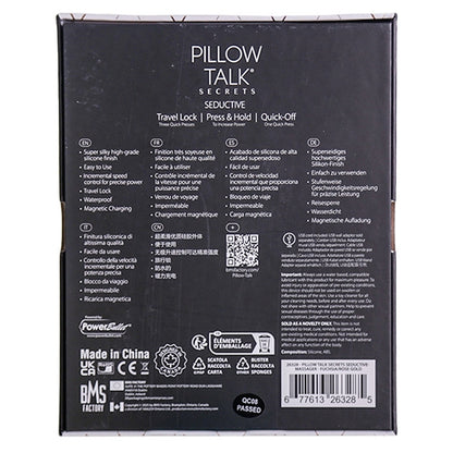Pillow Talk Secrets Seductive
