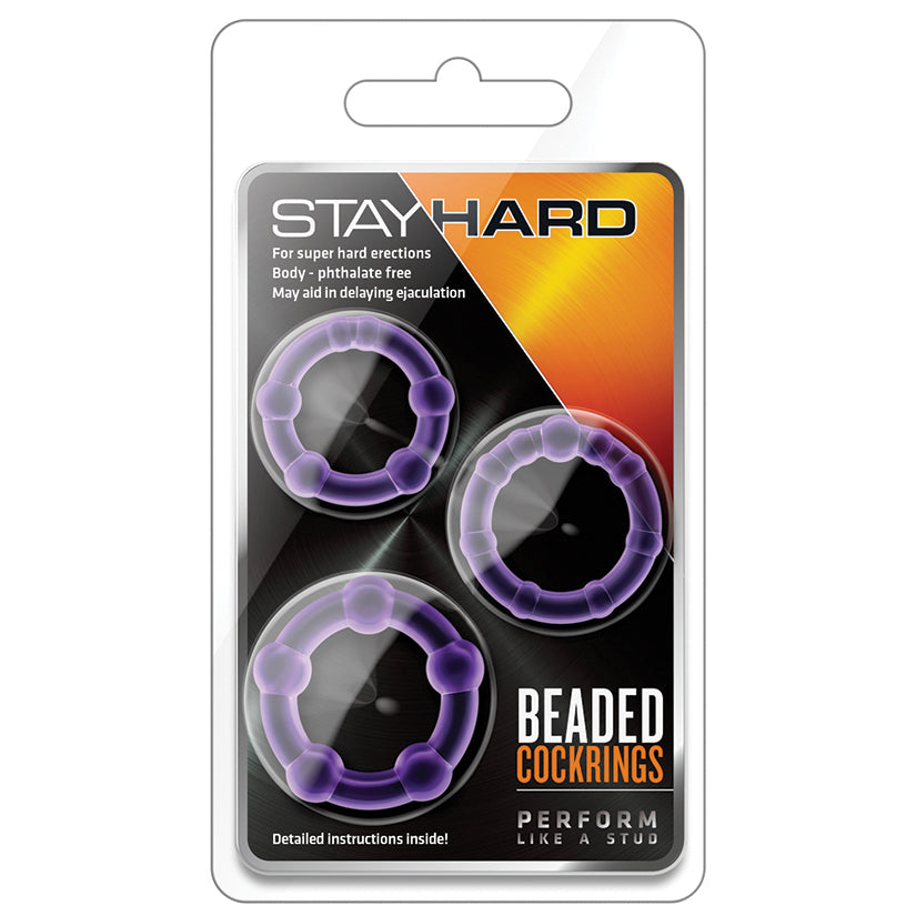 Stay Hard Beaded Cockrings