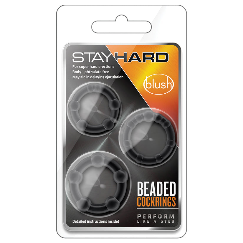 Stay Hard Beaded Cockrings