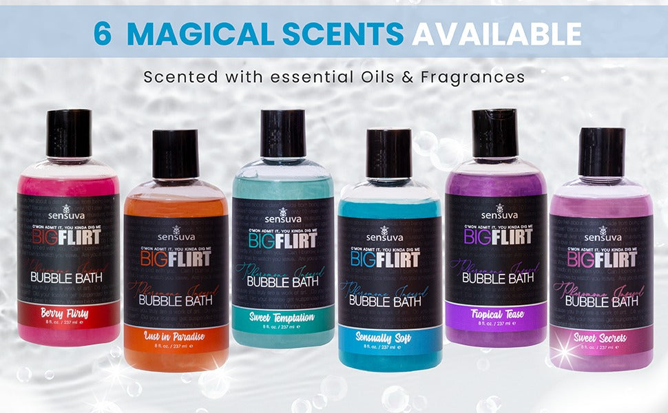Big Flirt Pheromone Infused Bubble Bath & Shower Gel