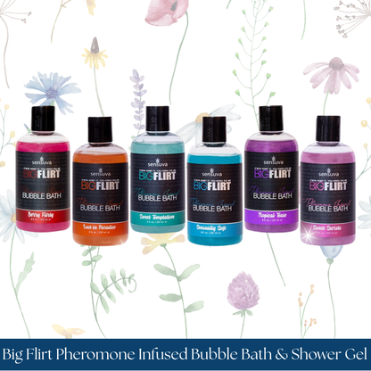 Big Flirt Pheromone Infused Bubble Bath & Shower Gel
