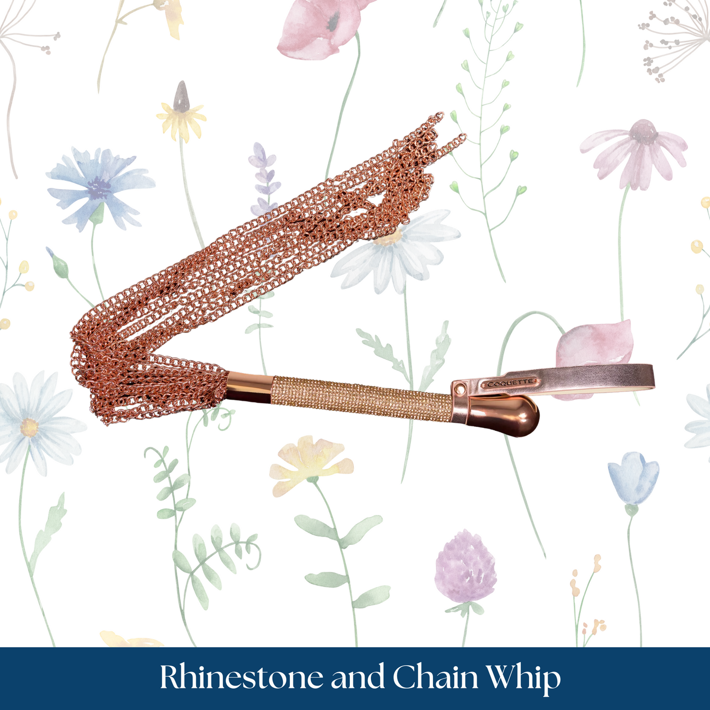 Rhinestone and Chain Whip