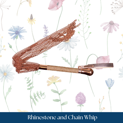 Rhinestone and Chain Whip