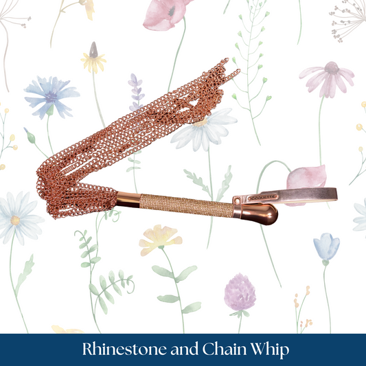 Rhinestone and Chain Whip