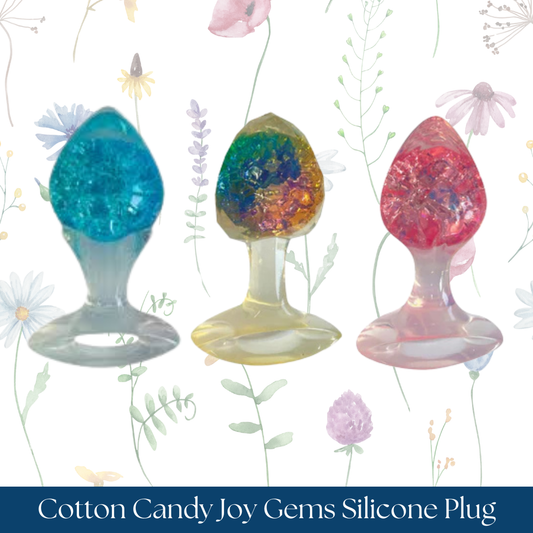 Cotton Candy Joy Gems Silicone Plug