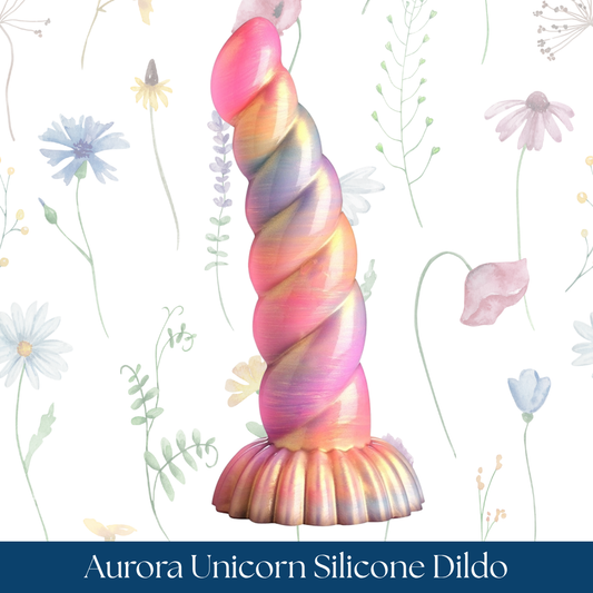 Creature Cocks Majestic Aurora Unicorn Silicone Dildo