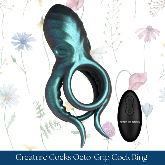 Creature Cocks Octo-Grip Vibrating Silicone Cock Ring