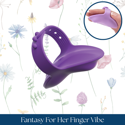 Fantasy For Her Rechargeable Adjustable Silicone Her Finger Vibe