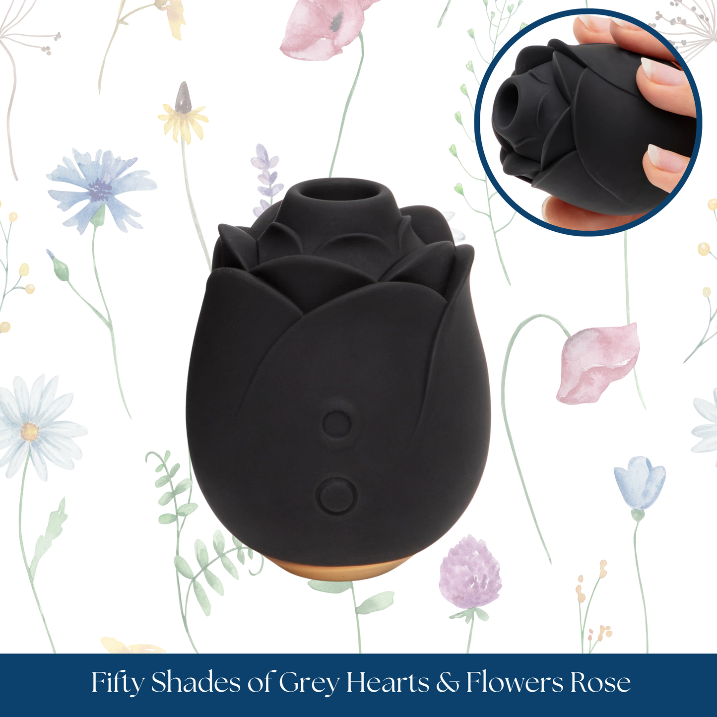 Fifty Shades of Grey Hearts & Flowers Rose