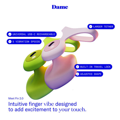 Dame Fin 2.0 Finger Vibrator