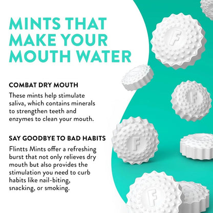 Flintts Mints Mouthwatering Sugar-Free Breath Mints