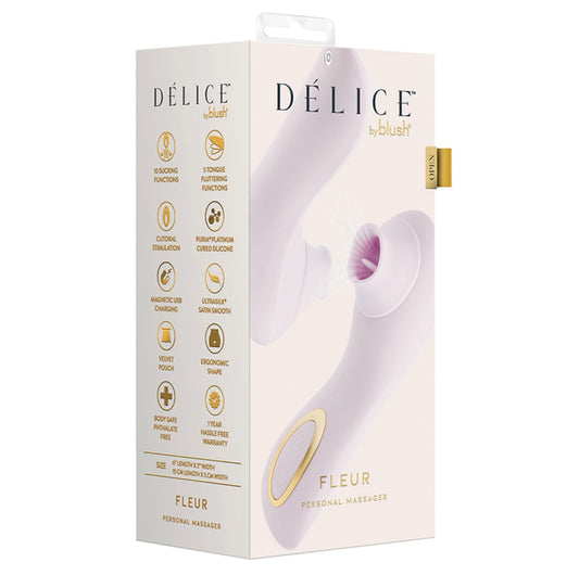 Delice Fleur Fluttering & Suction Massager