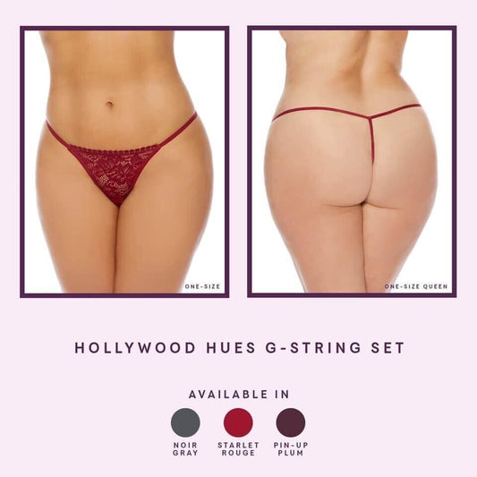 Hollywood Hues Panty Sets