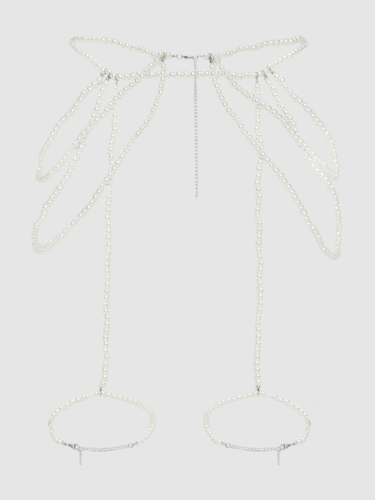 PEARL DRAPED GARTER