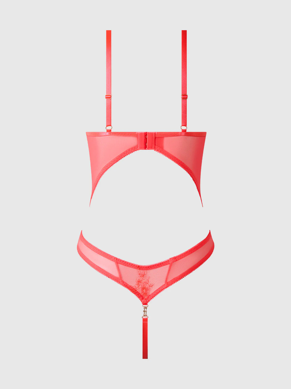 Eden Embroidered Wirefree Teddy