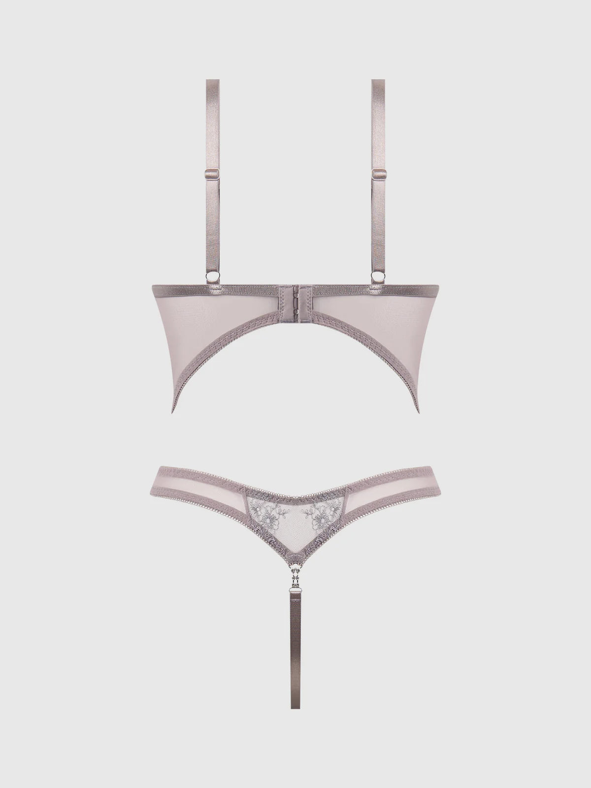 Eden Embroidered Wirefree Teddy