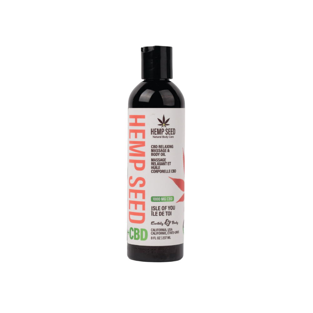 Hemp Seed Relaxing Massage & Body Oil - SEE BEE DEE