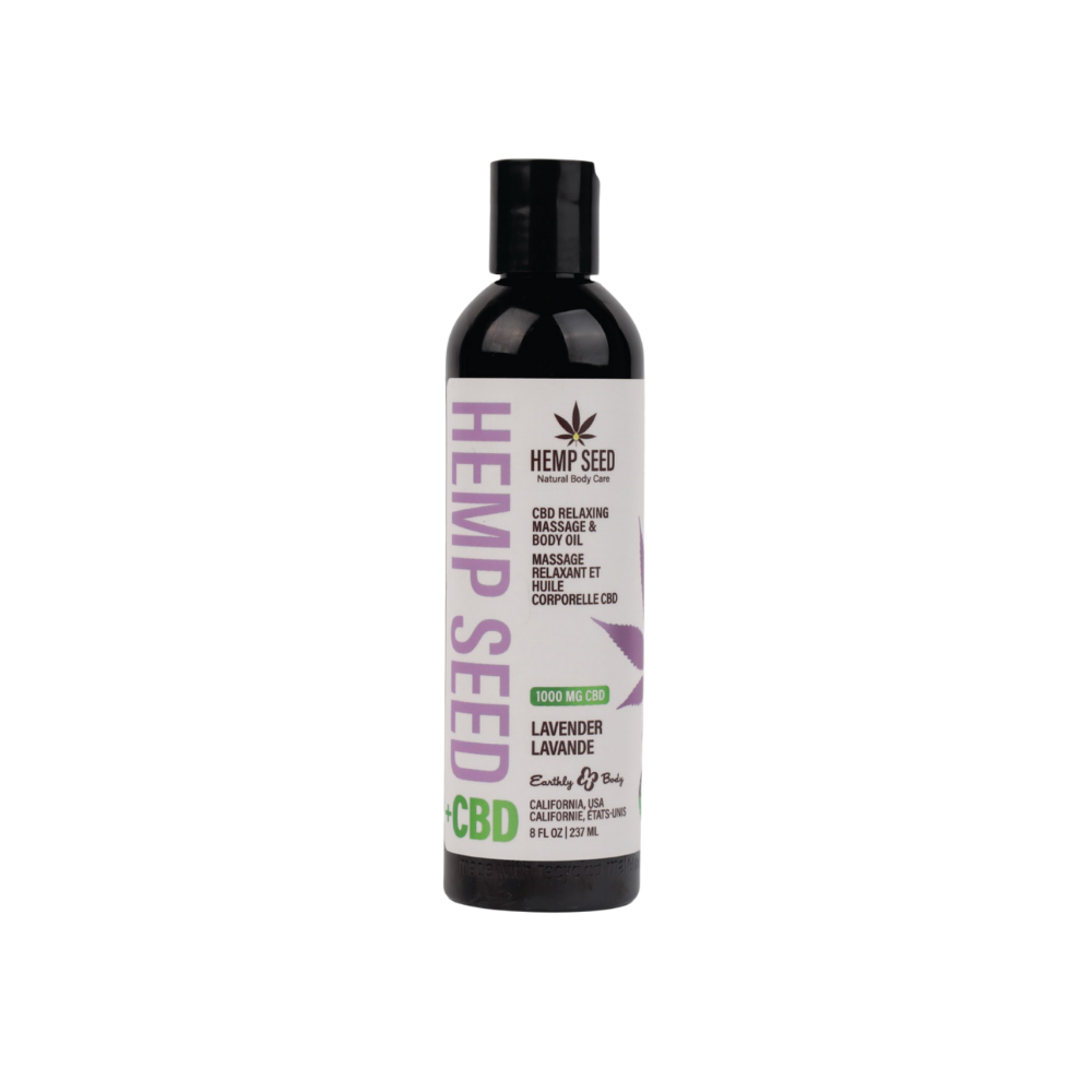 Hemp Seed Relaxing Massage & Body Oil - SEE BEE DEE