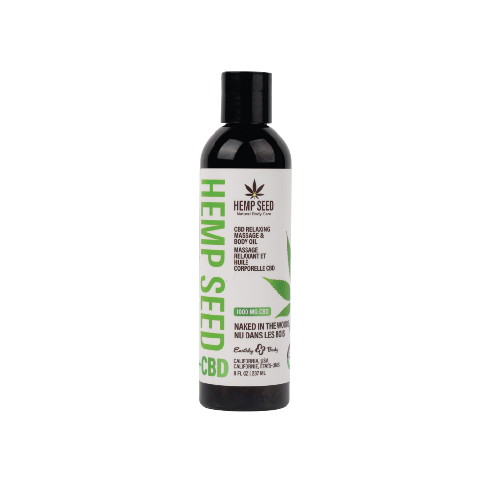 Hemp Seed Relaxing Massage & Body Oil - SEE BEE DEE