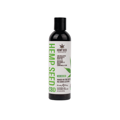 Hemp Seed Relaxing Massage & Body Oil - SEE BEE DEE