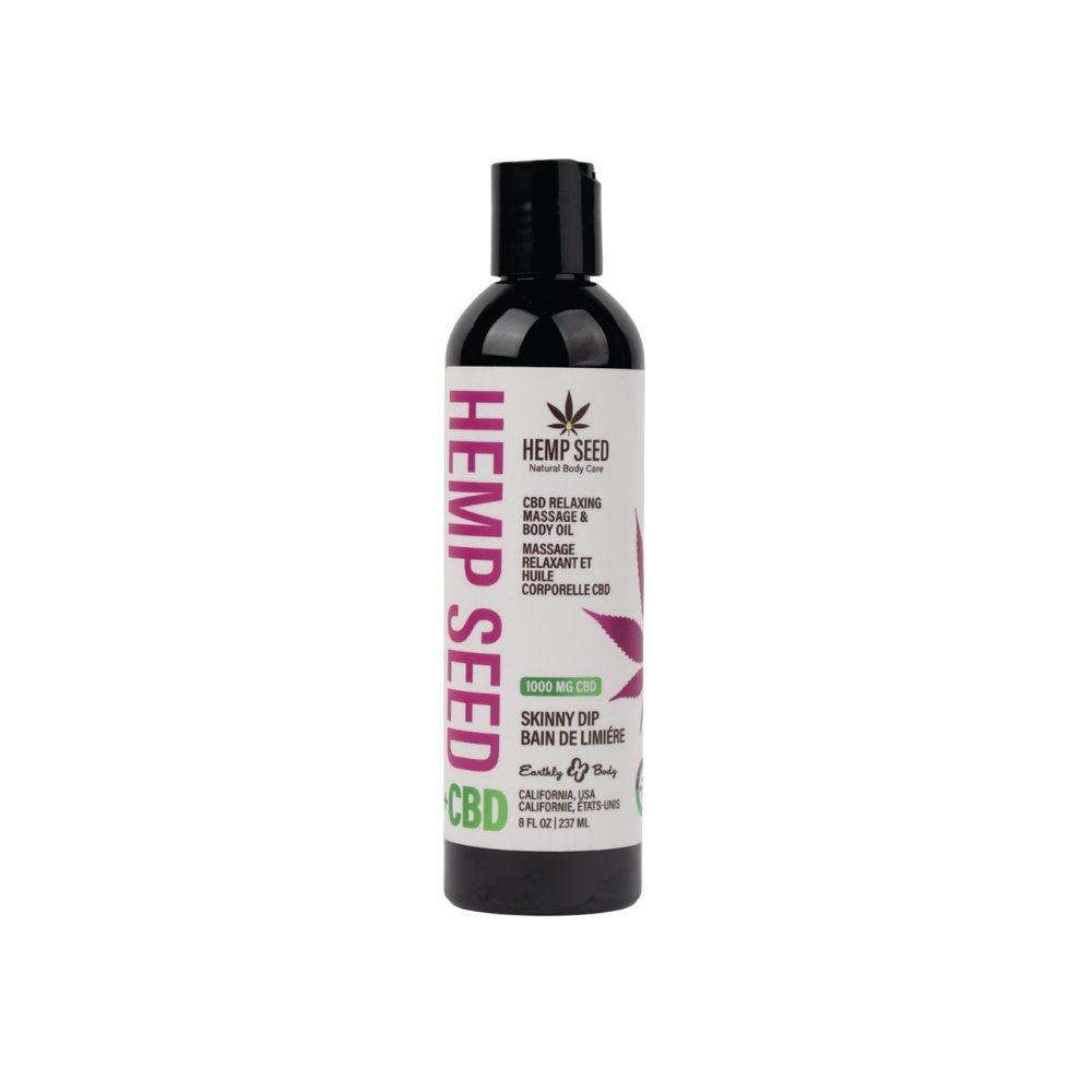Hemp Seed Relaxing Massage & Body Oil - SEE BEE DEE