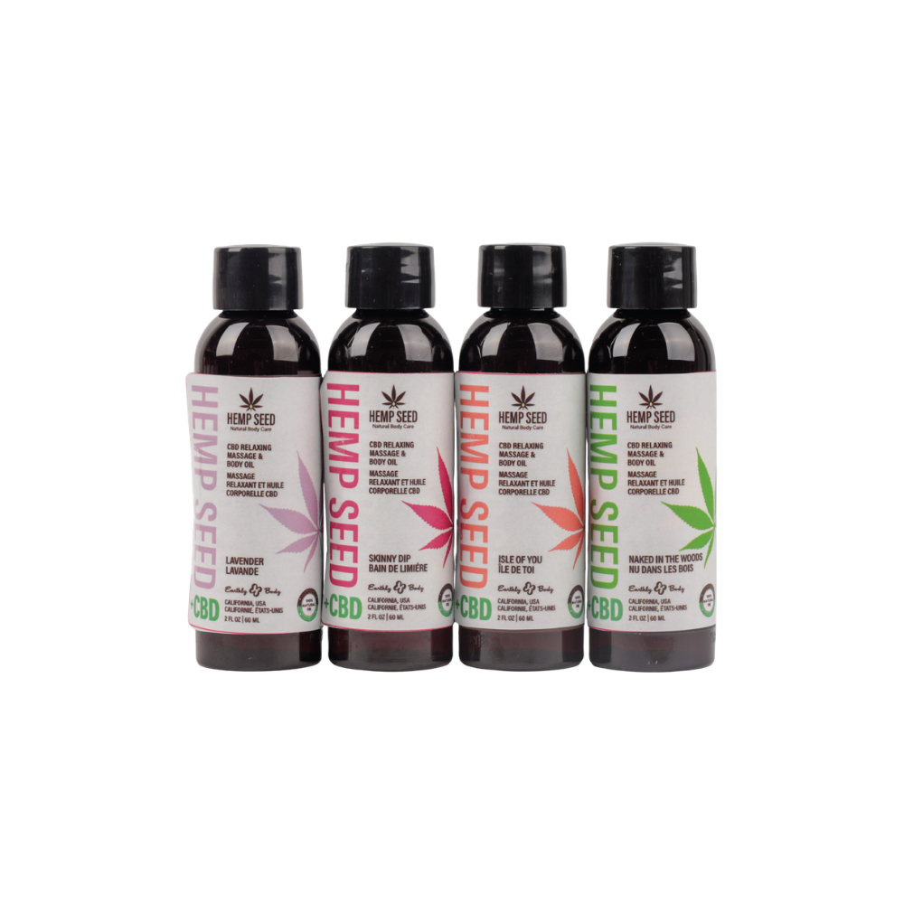 Hemp Seed Relaxing Massage & Body Oil - SEE BEE DEE