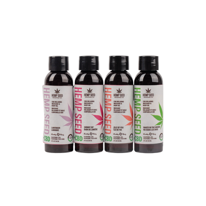 Hemp Seed Relaxing Massage & Body Oil - SEE BEE DEE