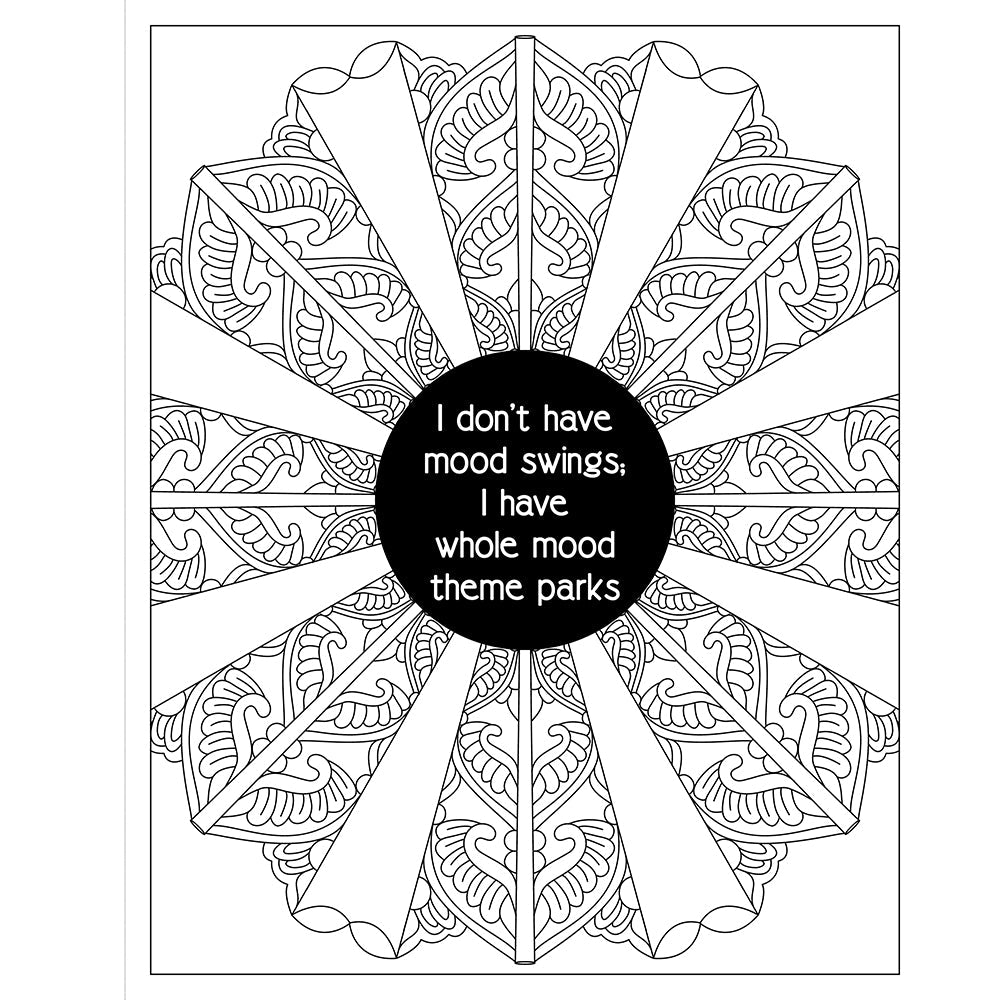 F*ck Menopause: A Sweary Coloring Book of Calming Mandalas for Cooling the Fire Within
