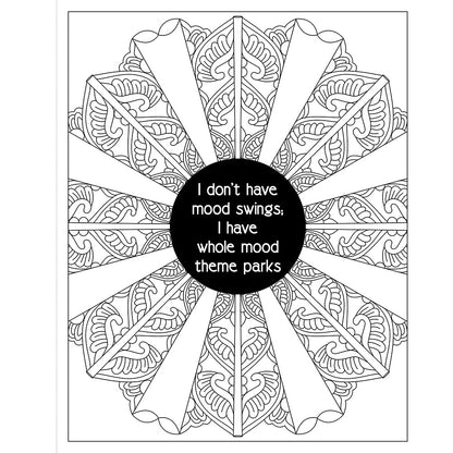 F*ck Menopause: A Sweary Coloring Book of Calming Mandalas for Cooling the Fire Within